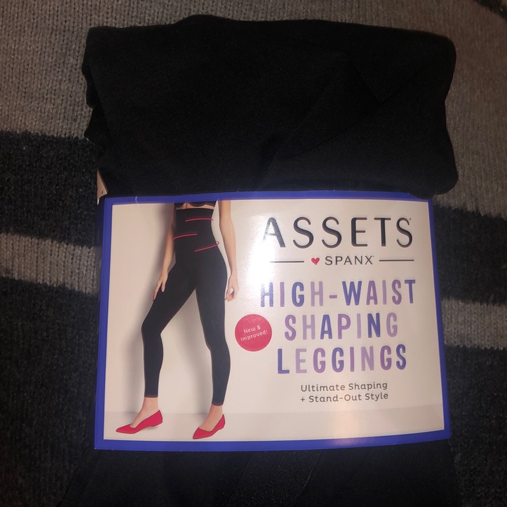 NWT Assets Spanx High-waist Shaping Leggings XL